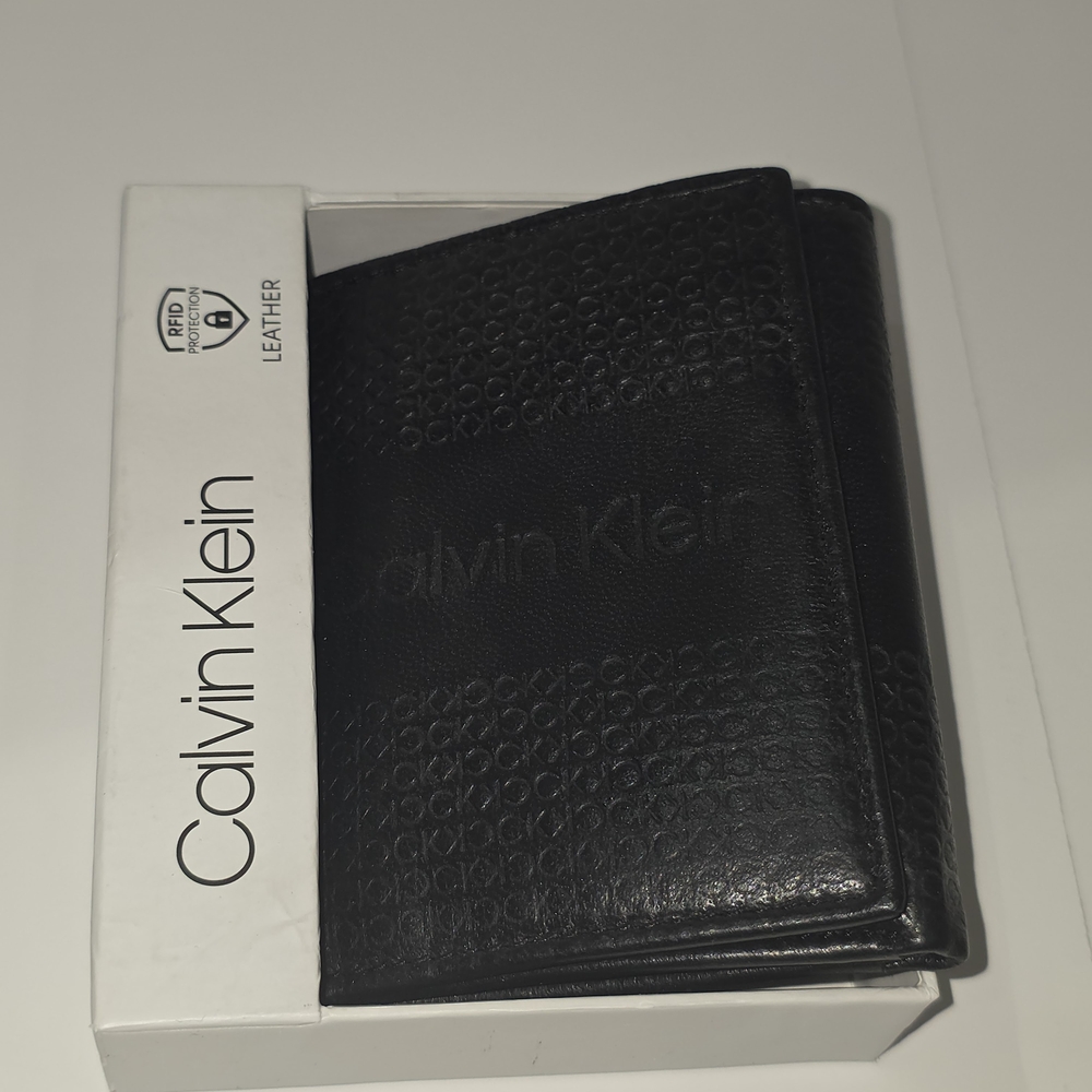 Calvin Klein Black Leather Wallet